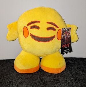 Smiley Face Emoji Character Stand Up Pal Plush